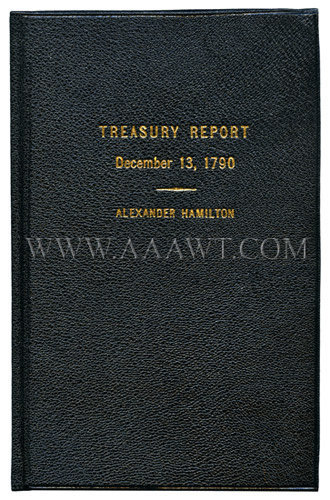 Treasury Report, December 13, 1790, entire view